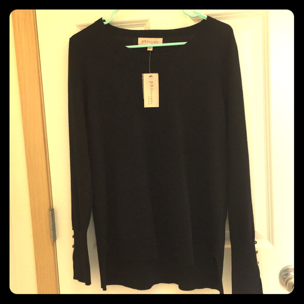 Navy Philosophy sweater